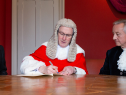 Robert Robinson takes up office as High Sheriff